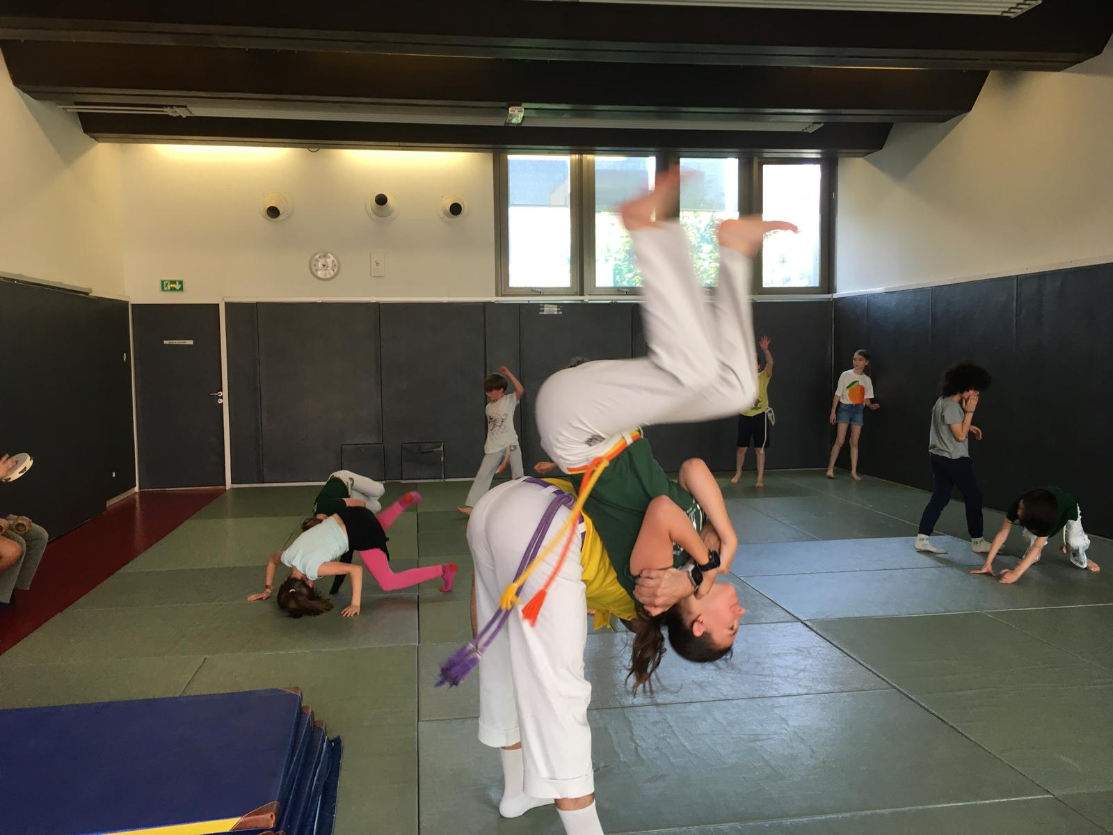 Ratazana en mouvement de capoeira